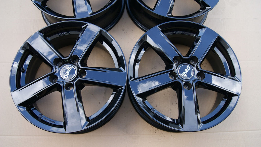 4x Alufelge 16 Zoll 6.0" 5x112 124R-001869 Audi Rim Wheel FEL7367353980ol