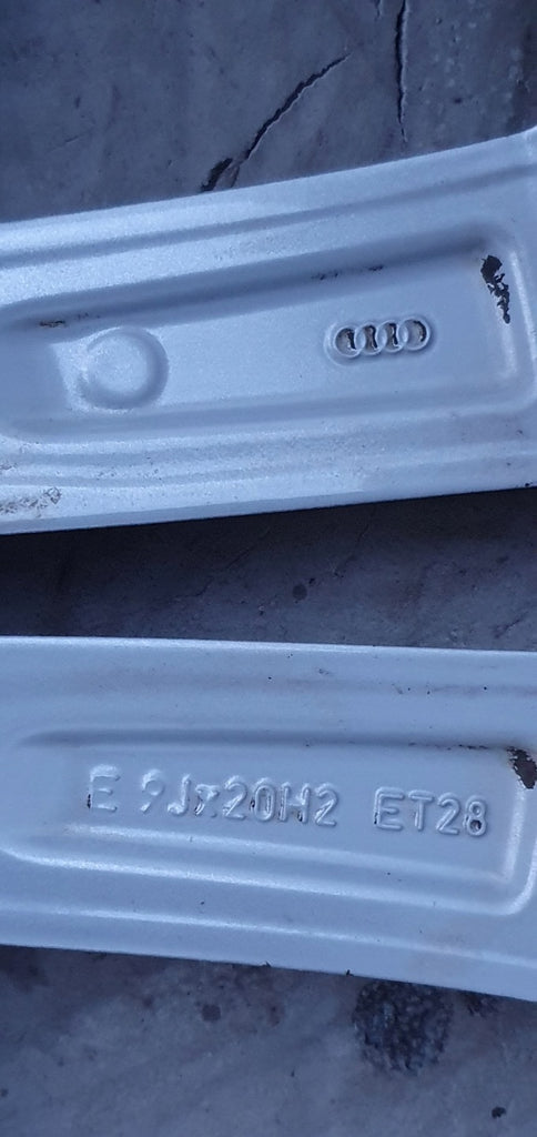 1x Alufelge 20 Zoll 9.0" 5x112 28ET Matt Silber 4M0601025CL Audi Q7 Rim Wheel FEL4627035354lz