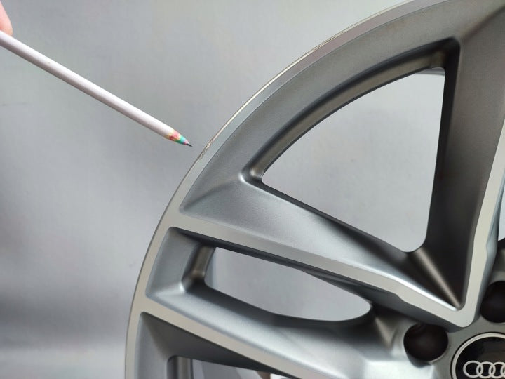 1x Alufelge 21 Zoll 9.5" 5x112 31ET Glanz Grau 4M0601025AJ Audi Q7 Rim Wheel FEL2170897171rv
