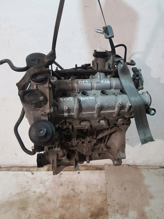 Motor Audi Seat Skoda VW I BTS 1.6 105PS 77kW 105TKm 2006 Benzin Engine Komplett MOT3219029601zt