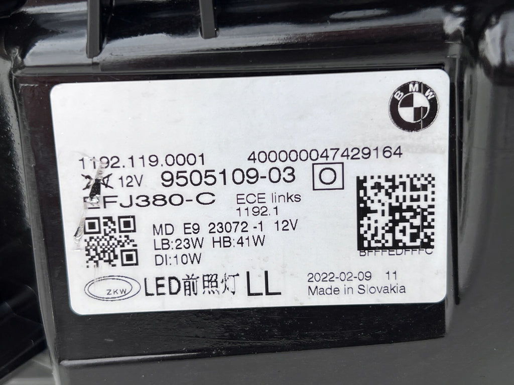 Frontscheinwerfer BMW 4 G22 9505109-03 LED Links Scheinwerfer Headlight SCH3197486309go