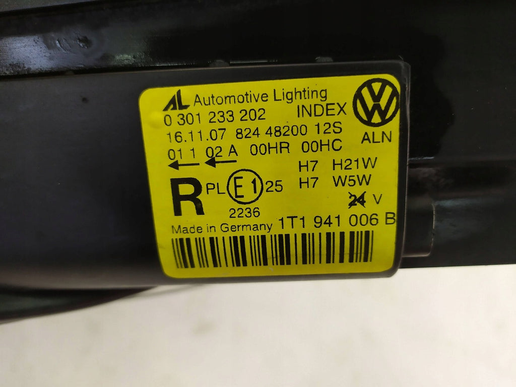 Frontscheinwerfer VW Touran 1T1941006B Rechts Scheinwerfer Headlight