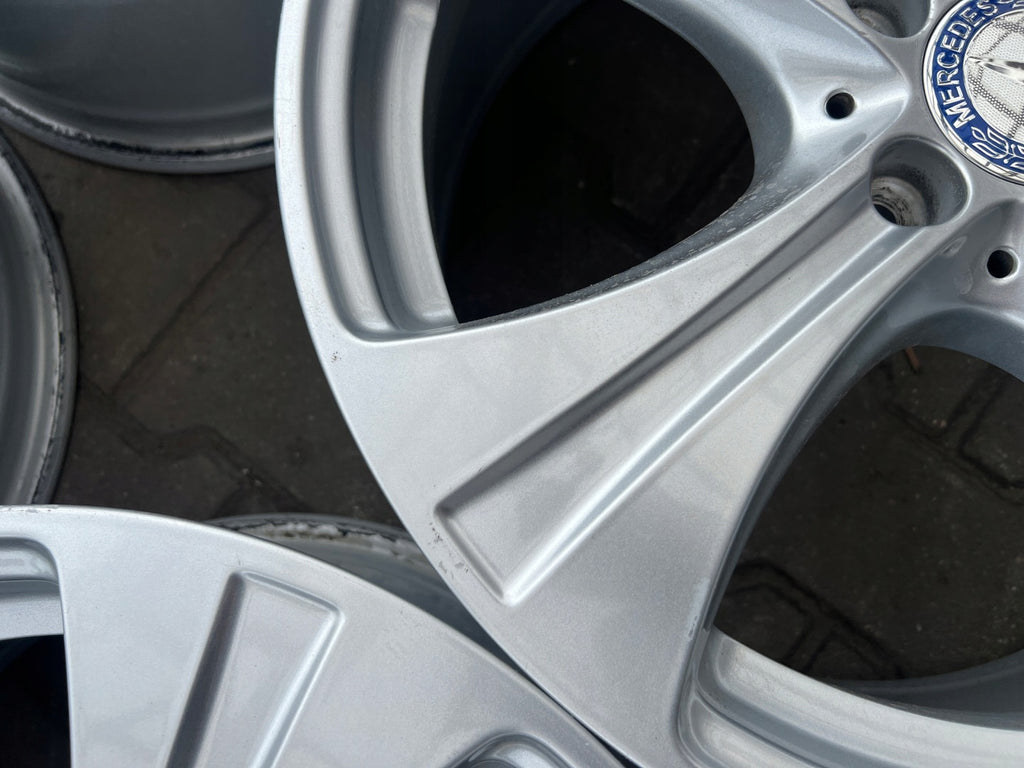 4x Alufelge 18 Zoll 8.0" 5x112 Glanz Silber A2534010800 Mercedes-Benz Vito FEL6332443496gp
