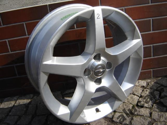 1x Alufelge 17 Zoll 6.5" 4x100 41ET Glanz Silber 13189913 Opel Tigra Rim Wheel
