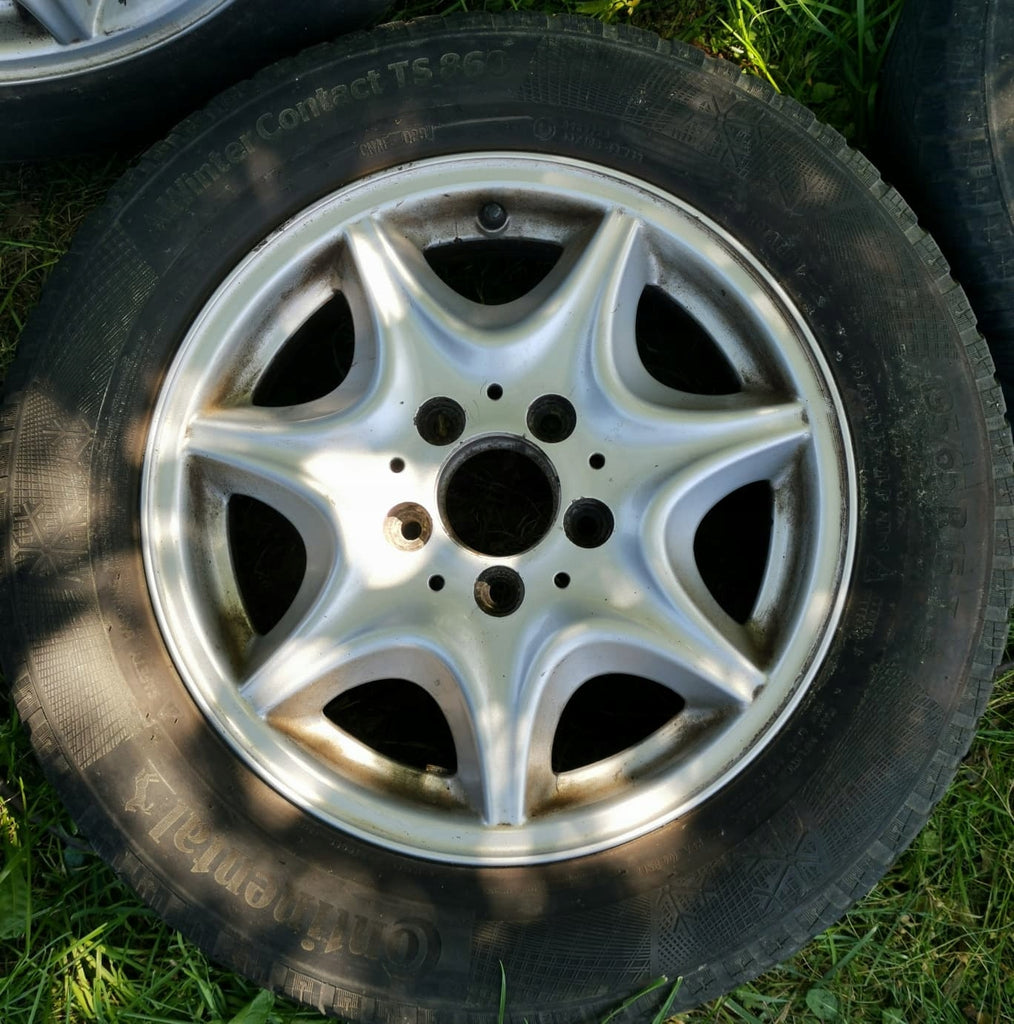 4x Alufelge 15 Zoll 6.0" 5x112 31ET Glanz Silber A2034010102 Mercedes-Benz W203 FEL6308874892gh