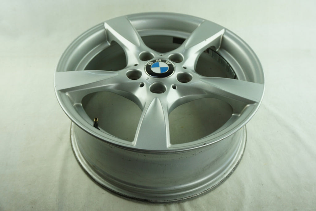 1x Alufelge 17 Zoll 6.5" 5x120 47ET Glanz Silber 6795561 BMW 1 E81 E87 Rim Wheel FEL3055585717to
