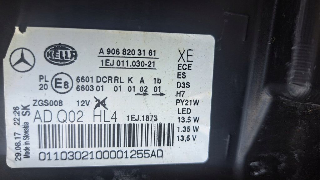 Frontscheinwerfer Mercedes-Benz Sprinter A9068203161 Xenon Links Headlight