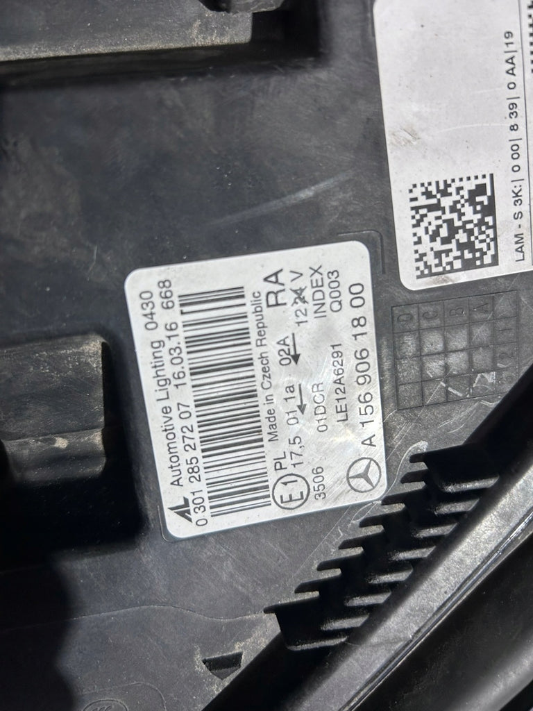 Frontscheinwerfer Mercedes-Benz Gla A1569061800 Rechts Scheinwerfer Headlight SCH4516764426jl