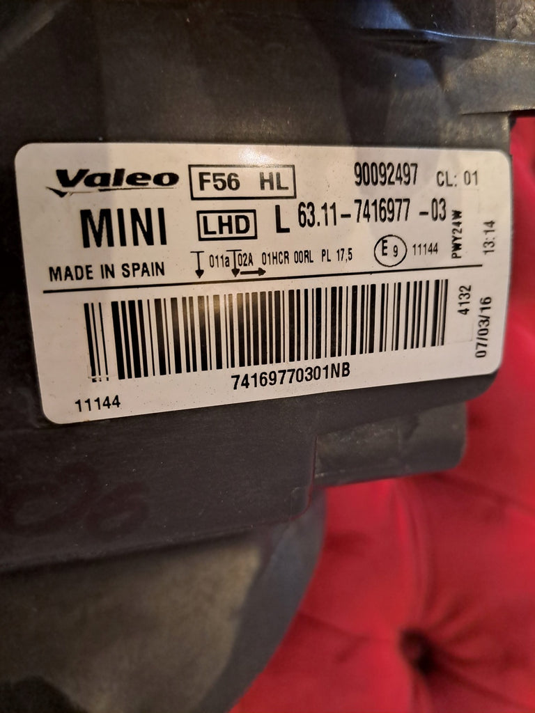 Frontscheinwerfer Skoda Citigo 012643-02 012643-01 Ein Stück (Rechts oder Links)