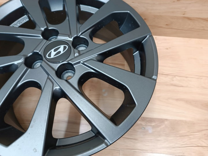 1x Alufelge 15 Zoll 6.0" 4x100 47ET Hyundai Rim Wheel FEL8284682592sq