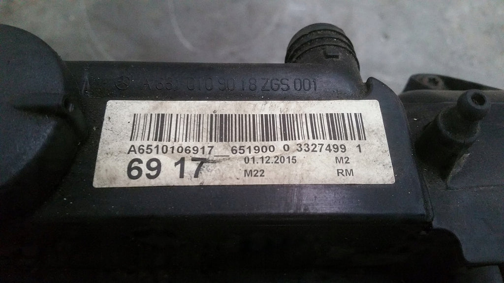 Motor Mercedes-Benz Cla C117 651900 2.2 CDI 2016 Diesel Engine Unkomplett