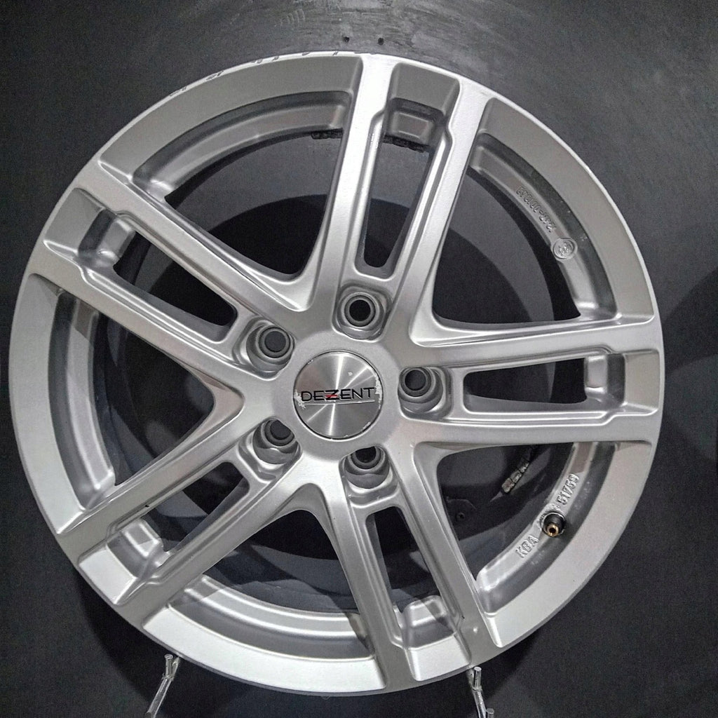 4x Alufelge 16 Zoll 6.5" 5x112 46ET Glanz Silber KBA51750 VW Golf VII I FEL2531271935nh