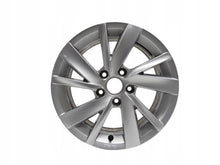 Load image into Gallery viewer, 1x Alufelge 16 Zoll 6.5&quot; 5x112 46ET Glanz Silber 5H0071496 VW Golf Viii