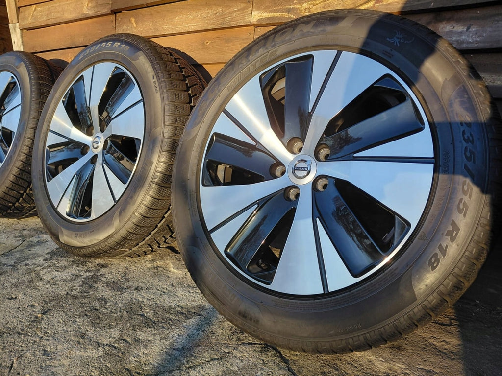 4x Alufelge 18 Zoll 7.5" 5x108 50 5ET Glanz Schwarz 31680403 Volvo Xc60 Ii FEL4317801688je