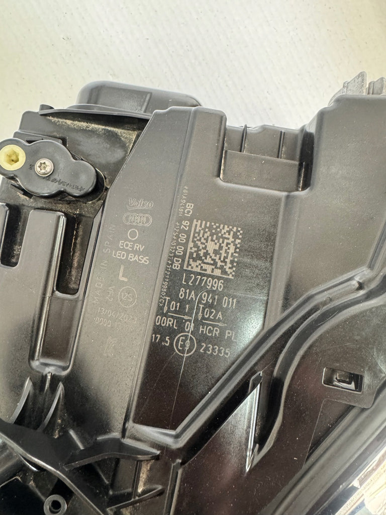 Frontscheinwerfer Audi Q2 81A941011 Full LED Ein Stück (Rechts oder Links)