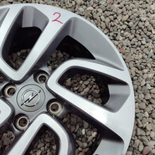 Laden Sie das Bild in den Galerie-Viewer, 1x Alufelge 16 Zoll 6.5" 4x108 20ET Glanz Silber Opel Crossland X Rim Wheel FEL3586988544jz