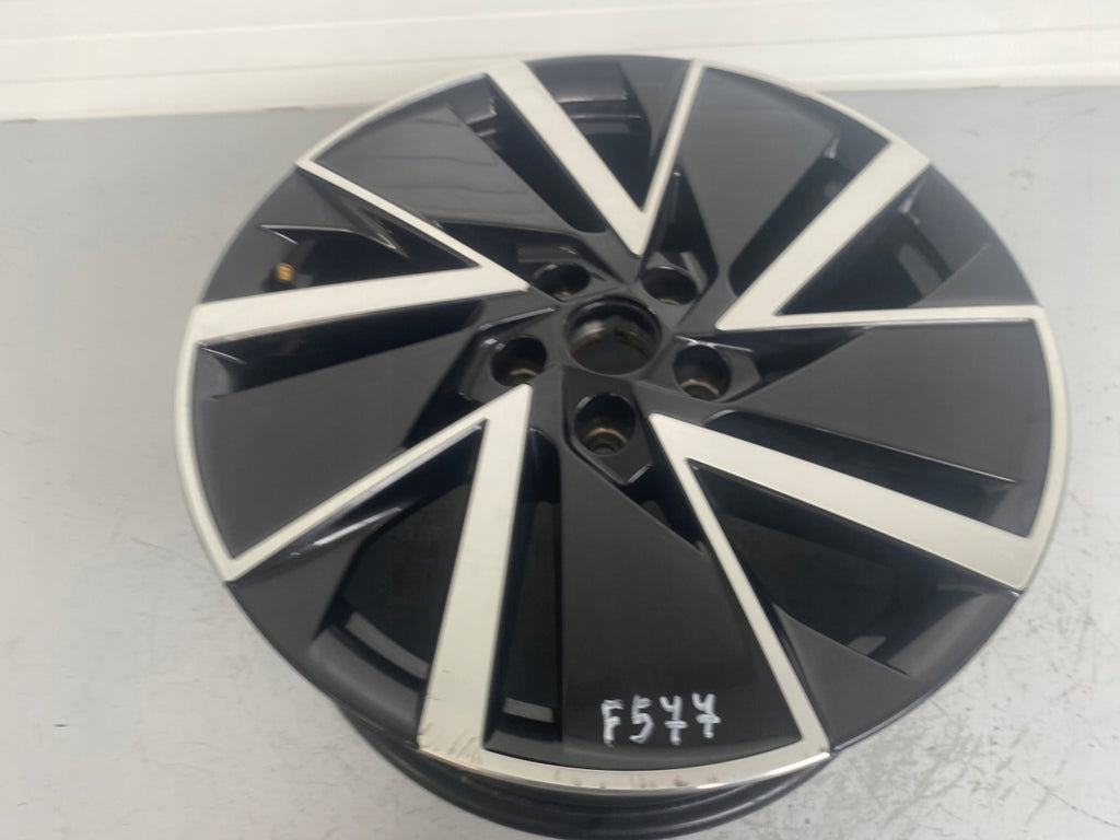 1x Alufelge 18 Zoll 7.5" 5x112 48ET Glanz Schwarz 5E3601025AD Mg Octavia 5e3 Iv FEL4534166745dg