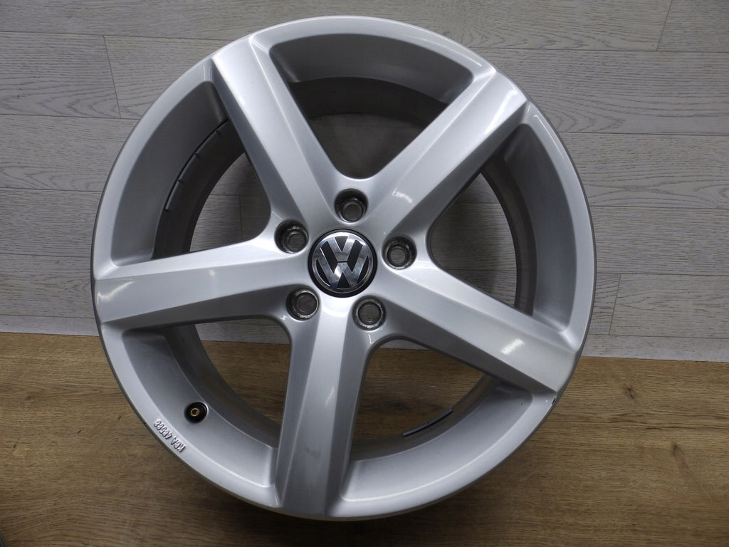 4x Alufelge 17 Zoll 6.5" 5x112 39ET Silber 1K8071497A VW Scirocco Golf Rim Wheel FEL6997265717xa