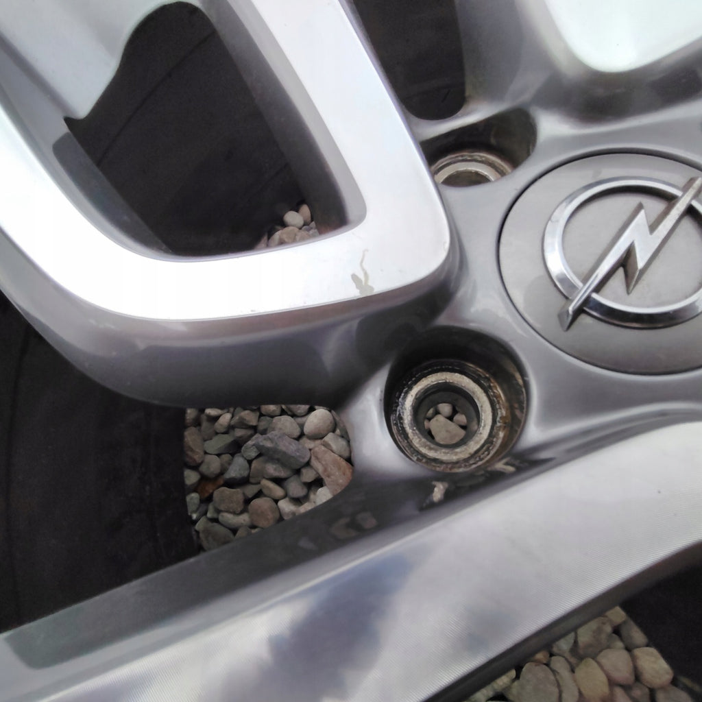 1x Alufelge 16 Zoll 6.5" 4x108 20ET Glanz Silber Opel Crossland X Rim Wheel FEL2734841676dm