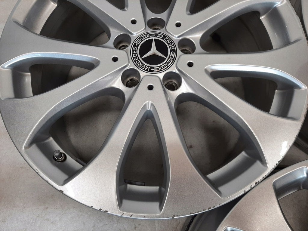 4x Alufelge 18 Zoll 8.0" 5x112 43ET Glanz Silber A2134011100 Mercedes-Benz W213 FEL9224160139sc