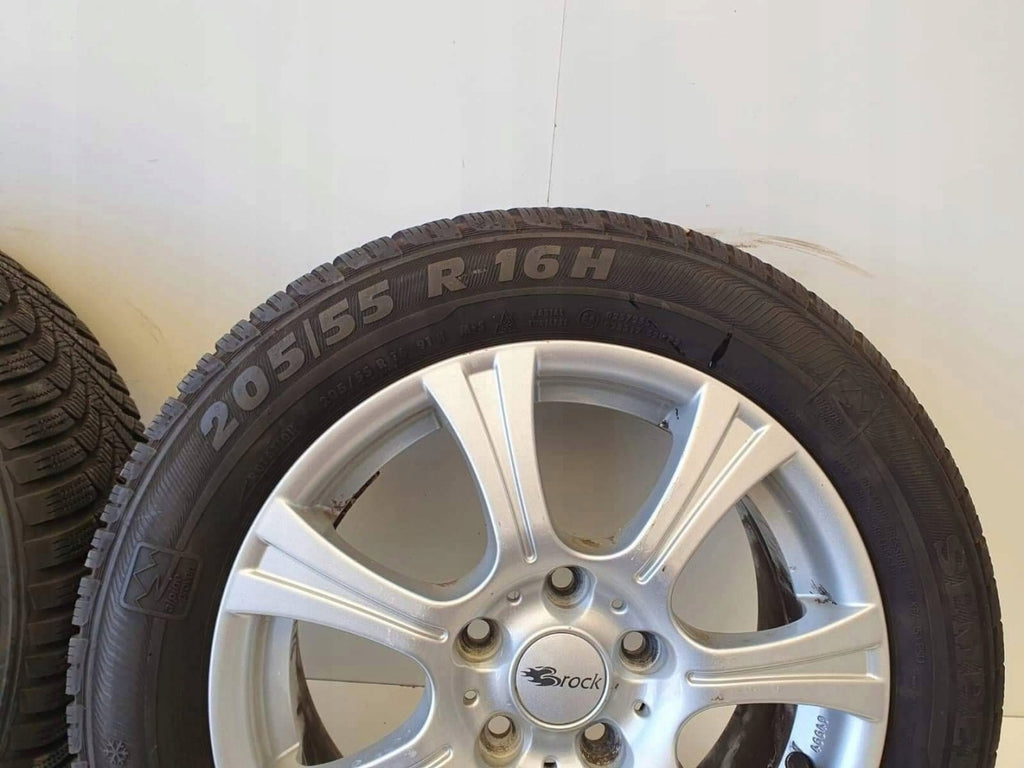 4x Alufelge 16 Zoll 6.5" 5x114.3 47ET Glanz Silber KBA46649 Rim Wheel FEL2541694991ja
