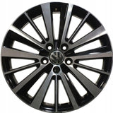 1x Alufelge 18 Zoll 7.5" 5x112 51ET Glanz Schwarz 5C5071498 VW Rim Wheel