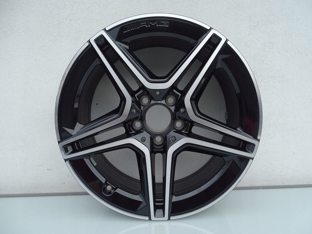 1x Alufelge 18 Zoll 7.5" 5x112 49ET Glanz Schwarz A1774011500 Mercedes-Benz W177