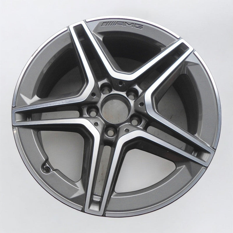 1x Alufelge 18 Zoll 8.0" 5x112 49ET Glanz Graphit A1774011500 Mercedes-Benz W177