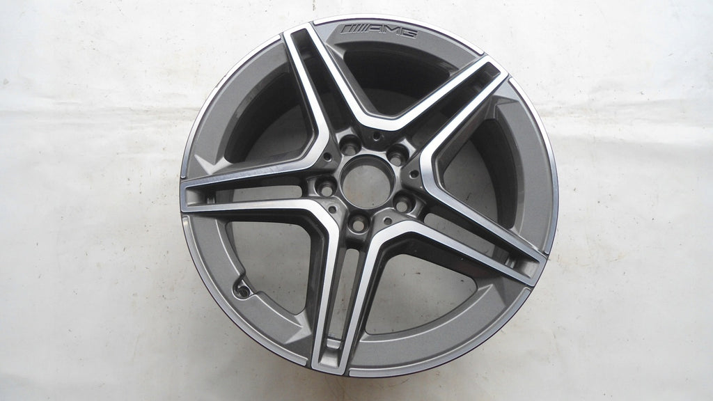 1x Alufelge 18 Zoll 8.0" 5x112 49ET Glanz Graphit A1774011500 Mercedes-Benz W177