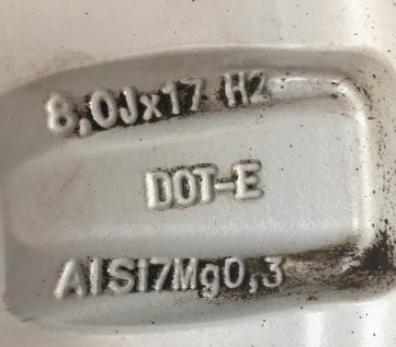 1x Alufelge 17 Zoll 8.0" 5x112 57ET Glanz Silber A2044010104 Mercedes-Benz W204 FEL9577974306xn