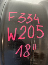 Load image into Gallery viewer, 1x Alufelge 18 Zoll 8.5" 5x112 56ET Glanz Schwarz A2054018300 Mercedes-Benz W205 FEL9171634063wx