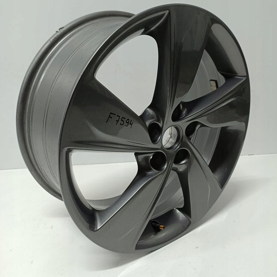 1x Alufelge 18 Zoll 7.5" 5x108 49ET Glanz Silber YP00064380 Opel Grandland FEL5917403042ol