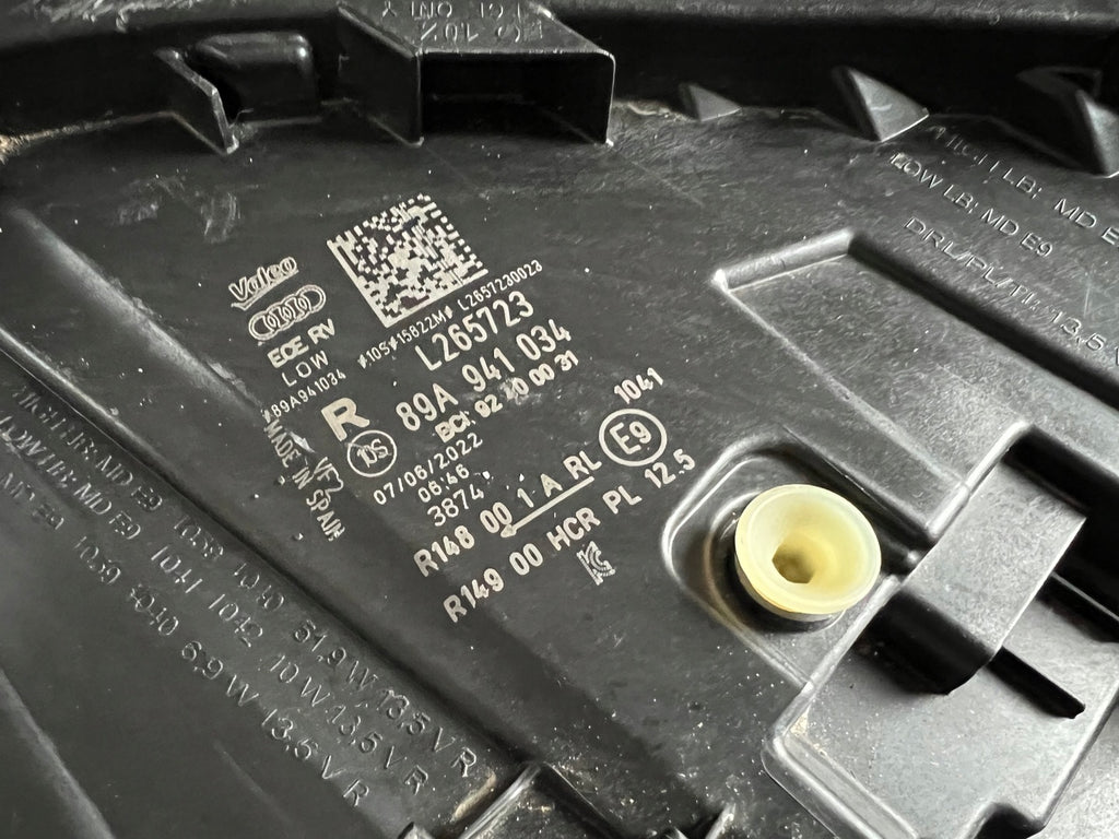 Frontscheinwerfer Audi Etron 89A941034 Full LED Rechts Scheinwerfer Headlight