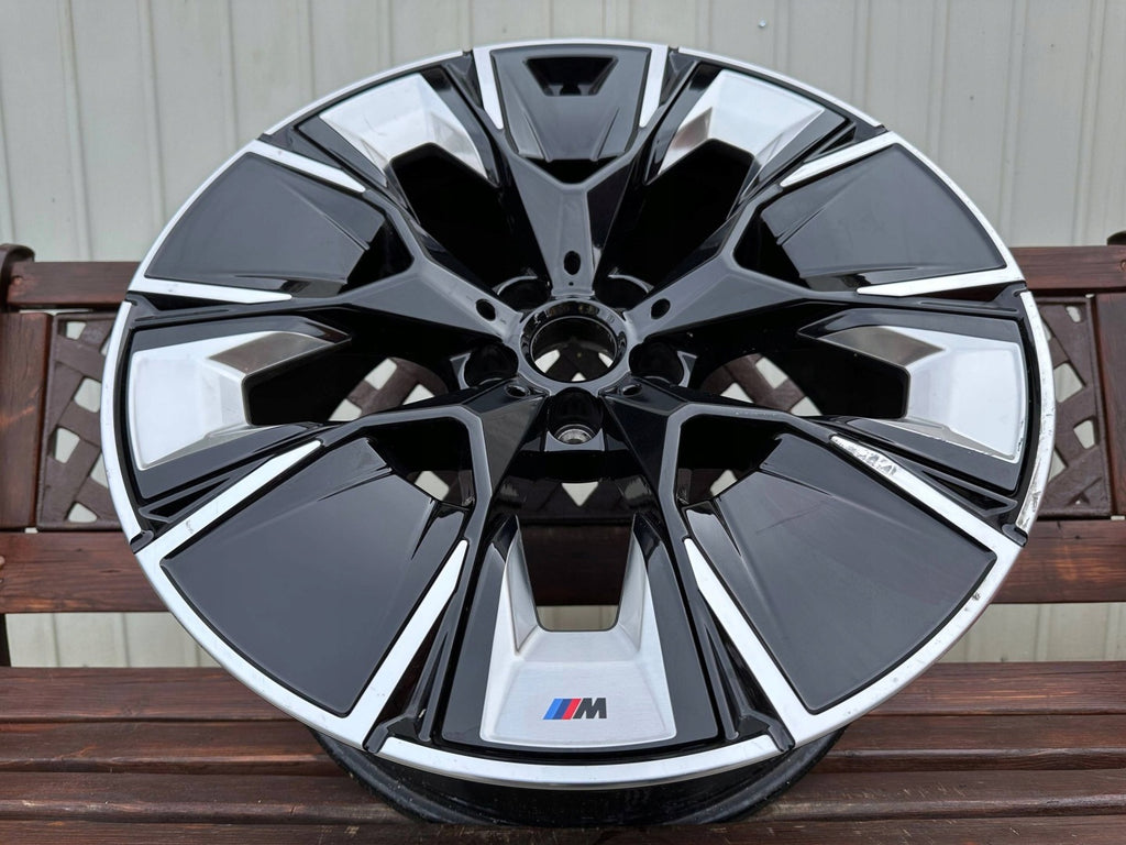 1x Alufelge 20 Zoll 9.5" 5x112 43ET Glanz Schwarz 7916268 BMW Ix3 G08 Rim Wheel FEL8707163566gl
