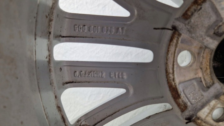 1x Alufelge 16 Zoll 6.5" 5x112 46ET Glanz Silber 5G0601025AT VW Golf VII I FEL9198026563sk