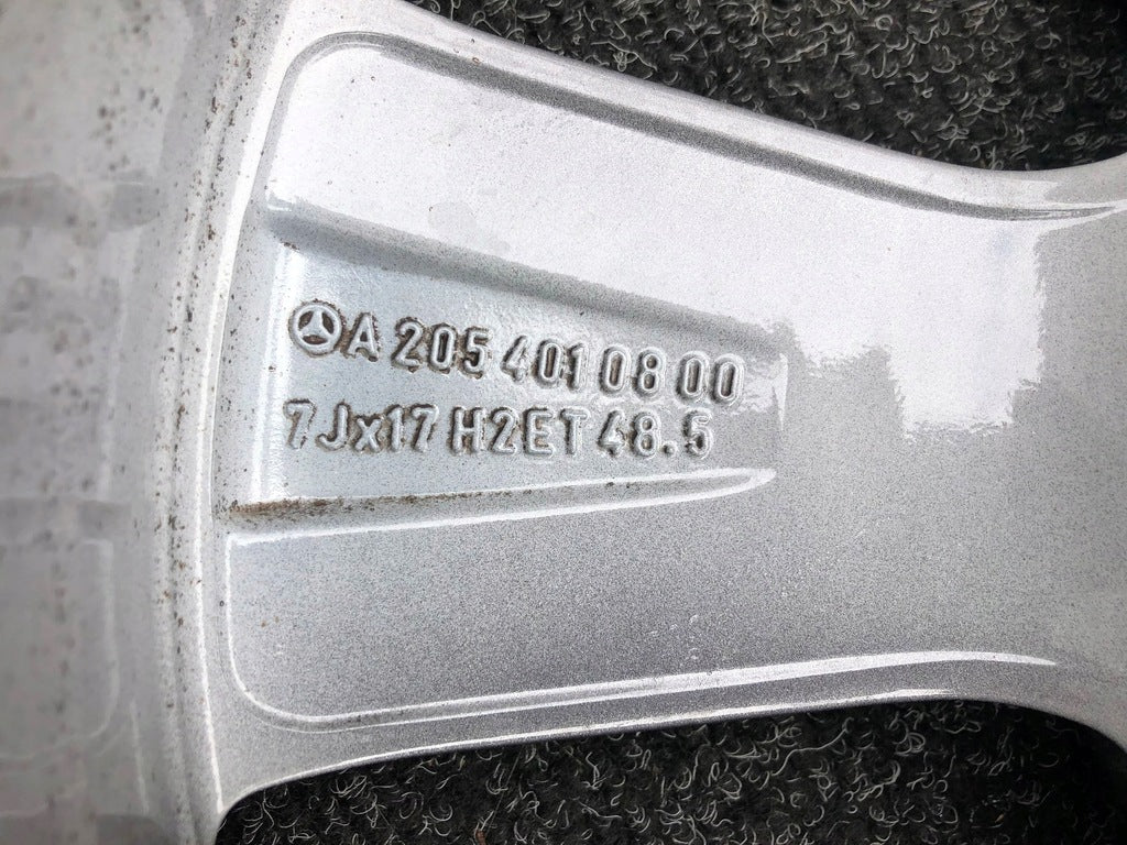 1x Alufelge 17 Zoll 7.0" 5x112 48ET A2054010800 Mercedes-Benz W205 A205 FEL6859530460zk