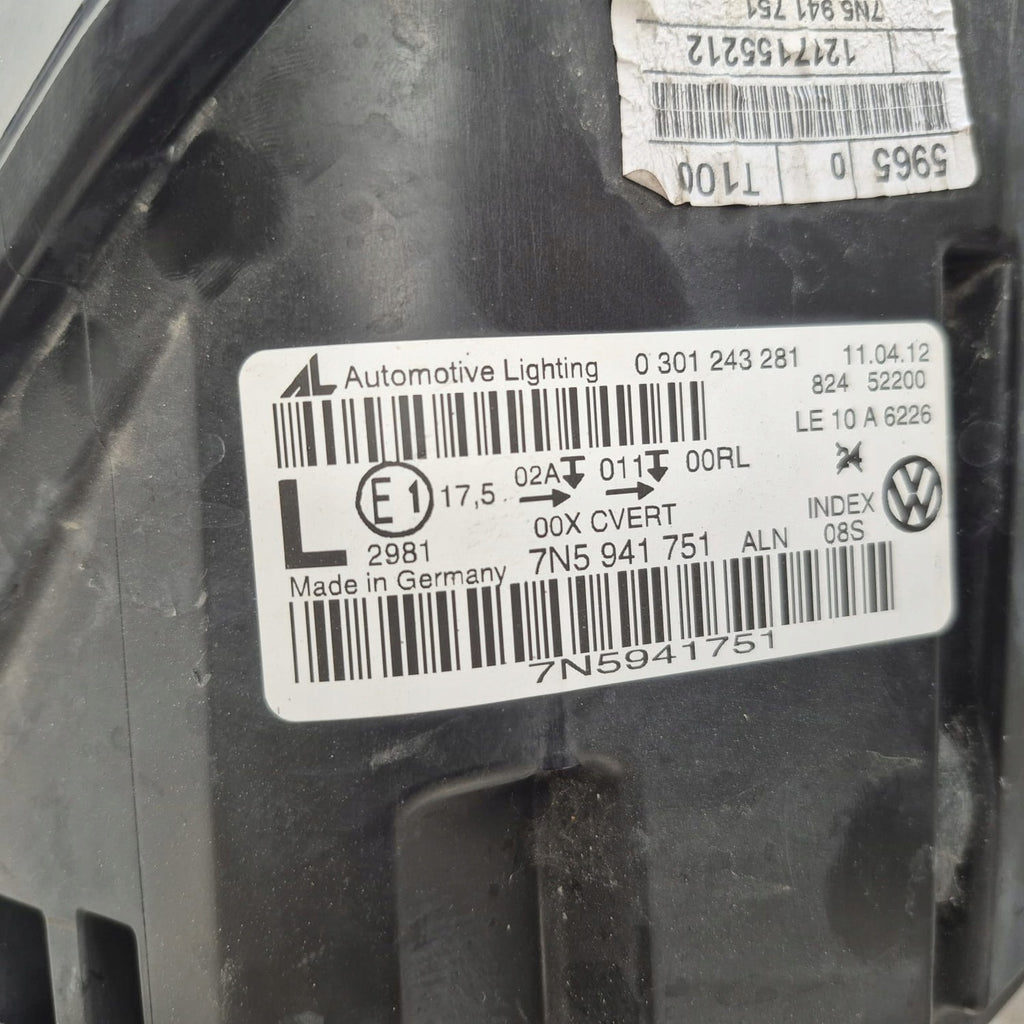 Frontscheinwerfer Seat Alhambra 7N5941751 Xenon Links Scheinwerfer Headlight SCH2310180016zi