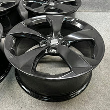Laden Sie das Bild in den Galerie-Viewer, 4x Alufelge 18 Zoll 7.5" 5x112 46ET Glanz Schwarz 5FA601025B Seat Leon Rim Wheel FEL4205853868cn