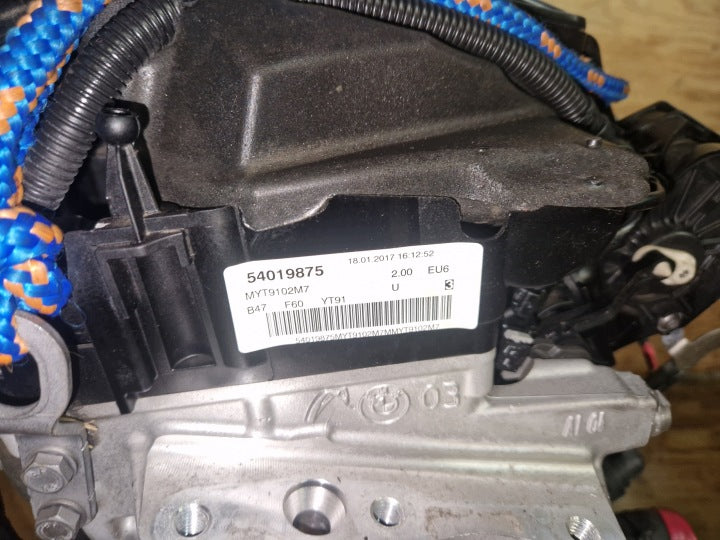 Motor BMW Mini F60 F55 B47C20A 2.0 32TKm 2018 Diesel Engine Komplett MOT2075886401op