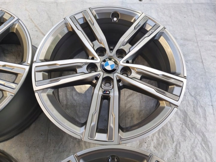 4x Alufelge 17 Zoll 7.5" 5x112 54ET Glanz Graphit 8053523 BMW F44 1 F40 Mg FEL6030014733xa