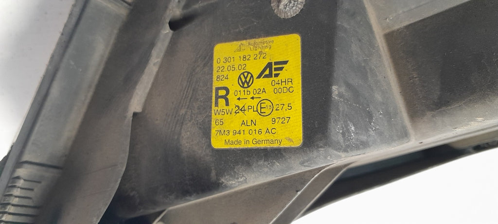 Frontscheinwerfer VW Sharan 7M3941016AC Xenon Rechts Scheinwerfer Headlight SCH8017191507vi