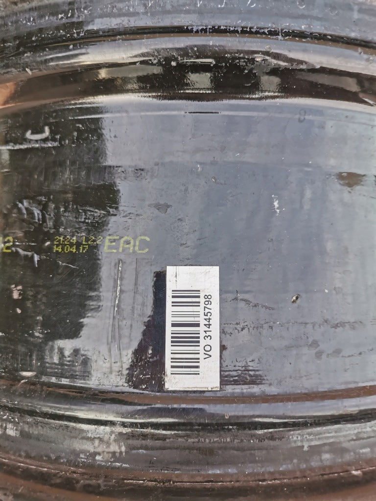 1x Alufelge 16 Zoll 7.0" 5x108 50ET Glanz Schwarz 31445798 Volvo Rim Wheel FEL5048789970zx