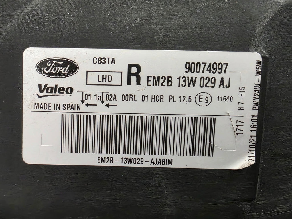 Frontscheinwerfer Ford Galaxy I EM2B-13W029-AJ Rechts Scheinwerfer Headlight SCH4749532779bo