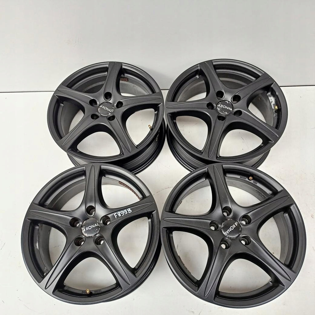 4x Alufelge 17 Zoll 7.0" 5x114.3 49ET Schwarz 56R7705 Hyundai Tucson Sportage FEL6027714387jw