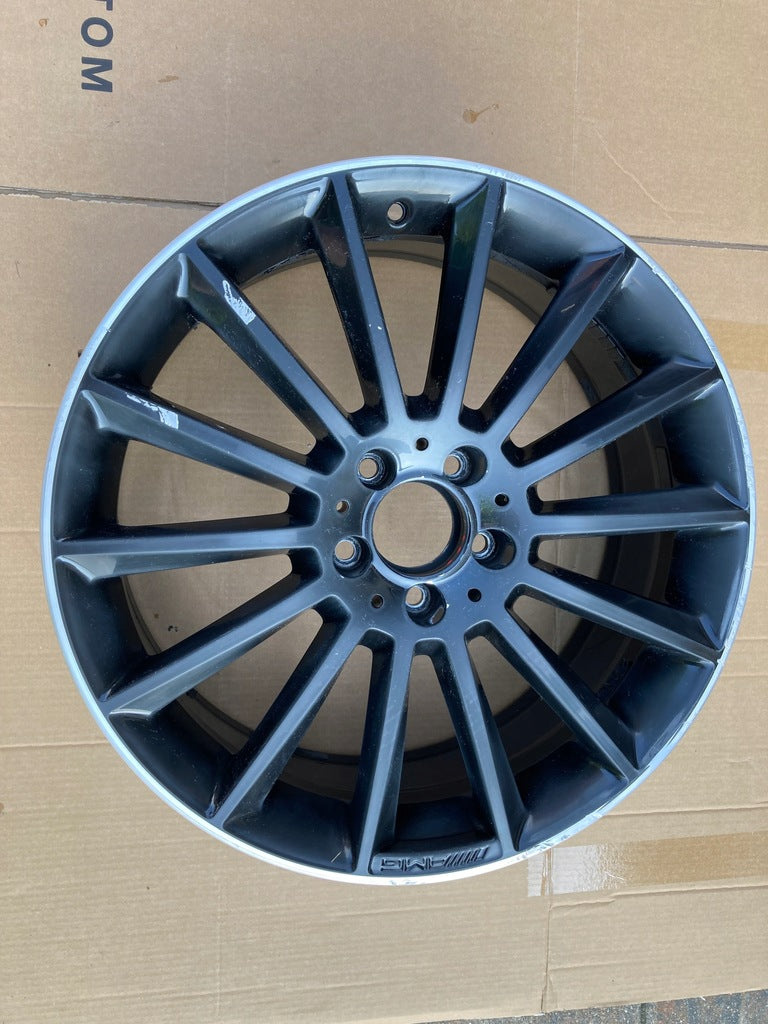 1x Alufelge 19 Zoll 7.5" 5x112 49ET Glanz Schwarz A1774011600 Mercedes-Benz W177 FEL5382817406jj