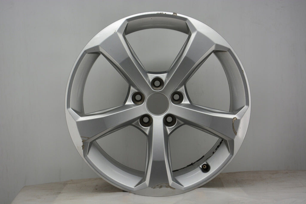 1x Alufelge 18 Zoll 8.0" 5x112 39ET Glanz Silber 80A601025C Audi Rim Wheel