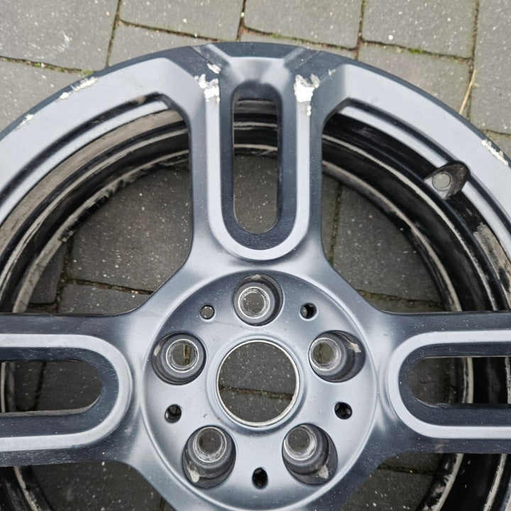 1x Alufelge 17 Zoll 7.5" 5x112 54ET Glanz Grau 885756 Mini F56 Rim Wheel FEL3183325406vj