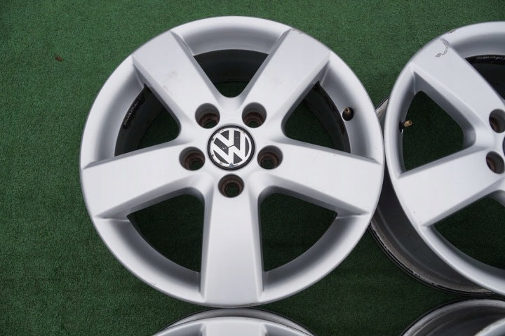 4x Alufelge 16 Zoll 6.5" 5x112 50ET 1T0601025 VW Caddy V Golf Rim Wheel FEL4583195413oh