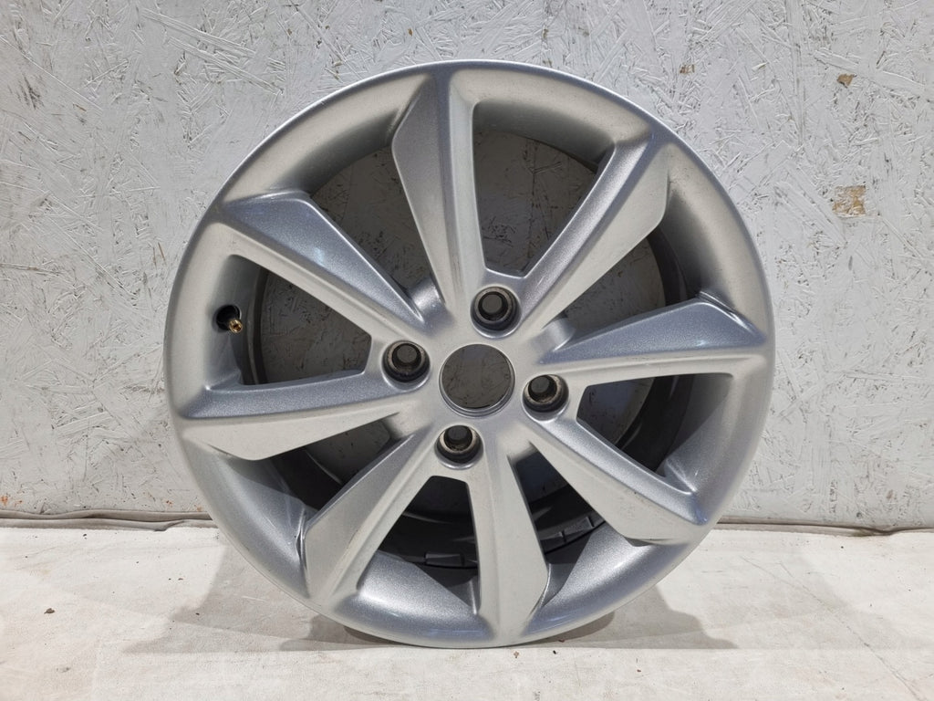 1x Alufelge 16 Zoll 6.5" 4x108 47 5ET Glanz Silber H1BJ-1007-G1A Ford Fiesta I FEL8806790644rt