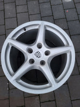 Laden Sie das Bild in den Galerie-Viewer, 1x Alufelge 18 Zoll 11.0" 5x130 51ET Glanz Silber 99736214200 Porsche Carrera FEL9018350924fs